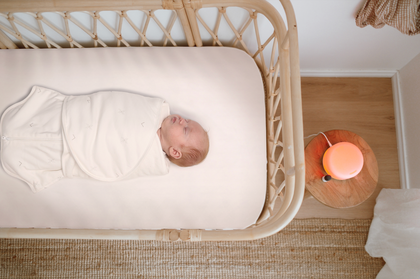 Glow Cloud Fitted Cot Sheet